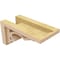 Ekena Millwork 6"W x 12"D x 6"H Wide Sheridan Rough Cedar Woodgrain TimberThane Corbel, Primed Tan CORUR06X12X06SHERCPR - alternate 5